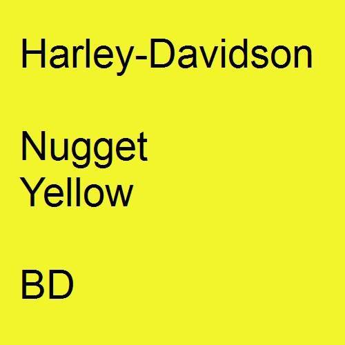 Harley-Davidson, Nugget Yellow, BD.